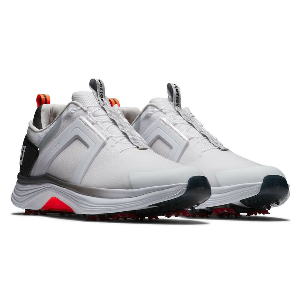 フットジョイ　ハイパーフレックス ボア 2025年モデル メンズ ゴルフシューズ 55476 ホワイト/ブラック ホワイト/ブラック（55476）