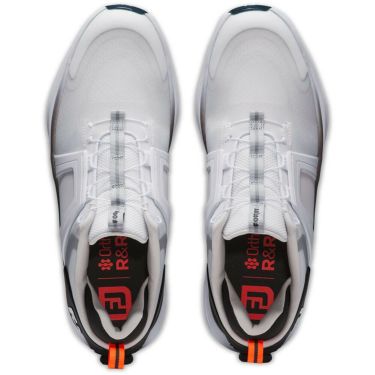 フットジョイ　ハイパーフレックス ボア 2025年モデル メンズ ゴルフシューズ 55476 ホワイト/ブラック ホワイト/ブラック（55476）