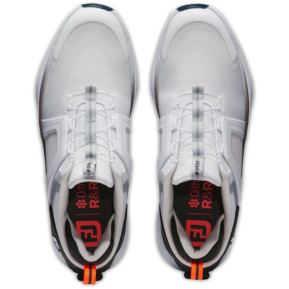 フットジョイ　ハイパーフレックス ボア 2025年モデル メンズ ゴルフシューズ 55476 ホワイト/ブラック ホワイト/ブラック（55476）
