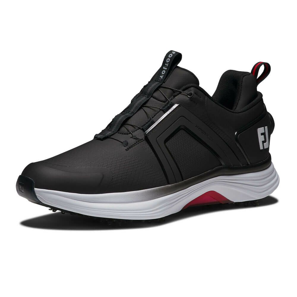 フットジョイ　ハイパーフレックス ボア 2025年モデル メンズ ゴルフシューズ 55477 ブラック/ホワイト ブラック/ホワイト（55477）