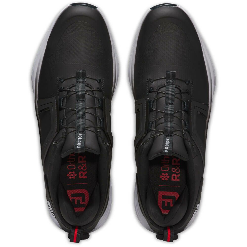 フットジョイ　ハイパーフレックス ボア 2025年モデル メンズ ゴルフシューズ 55477 ブラック/ホワイト ブラック/ホワイト（55477）