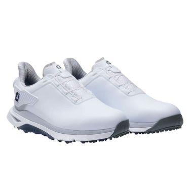 フットジョイ　PRO/SLX ボア 2025年モデル メンズ スパイクレス ゴルフシューズ 56946 ホワイト/グレー ホワイト/グレー（56946）