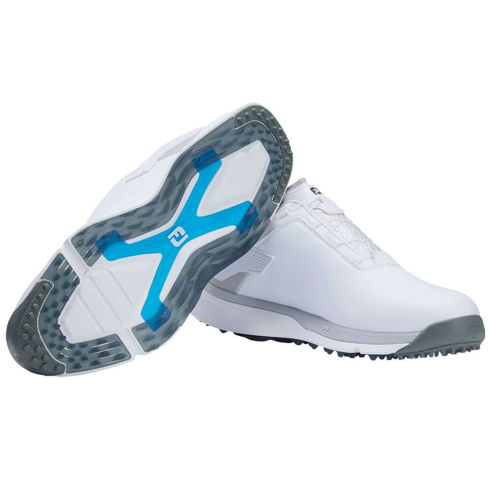 フットジョイ　PRO/SLX ボア 2025年モデル メンズ スパイクレス ゴルフシューズ 56946 ホワイト/グレー ホワイト/グレー（56946）