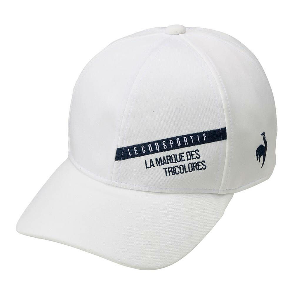 ルコック Le coq sportif　メンズ Comfyfit Cap コンフィーフィット キャップ LG5SCP02M WH ホワイト　2025年モデル ホワイト