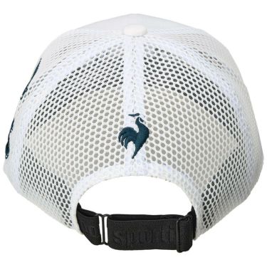 ルコック Le coq sportif　メンズ ロゴ メッシュキャップ LG5SCP06M WH ホワイト　2025年モデル ホワイト