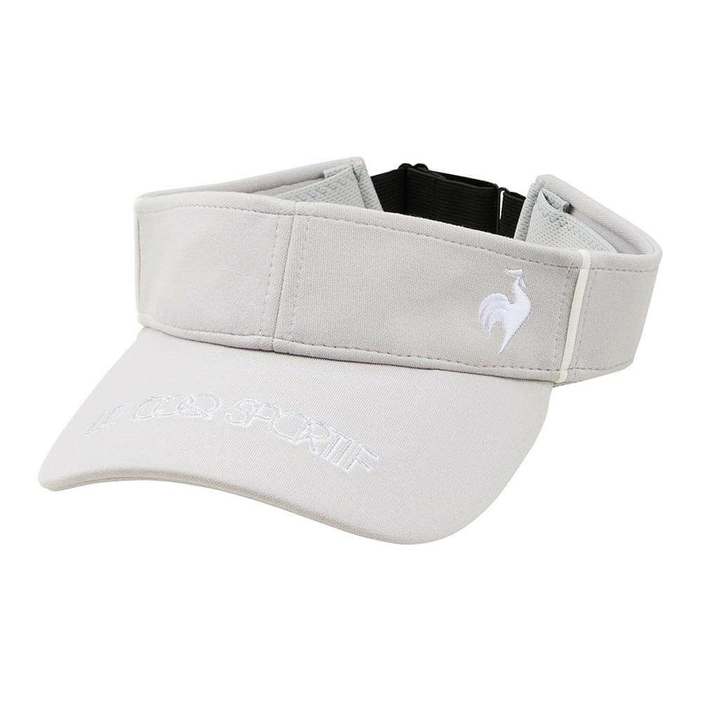 ルコック Le coq sportif　レディース Comfyfit Visor コンフィーフィット バイザー LG5SCP52L GY グレー　2025年モデル グレー