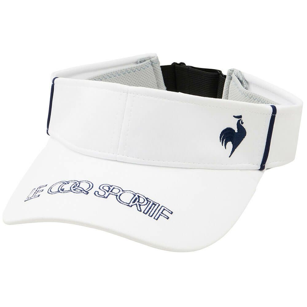 ルコック Le coq sportif　レディース Comfyfit Visor コンフィーフィット バイザー LG5SCP52L WH ホワイト　2025年モデル ホワイト