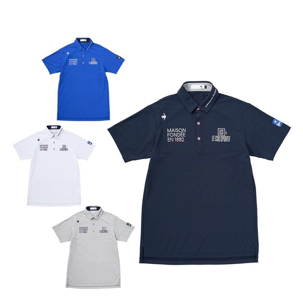 ルコック Le coq sportif　メンズ 半袖 ポロシャツ LG5SHS13M　2025年モデル