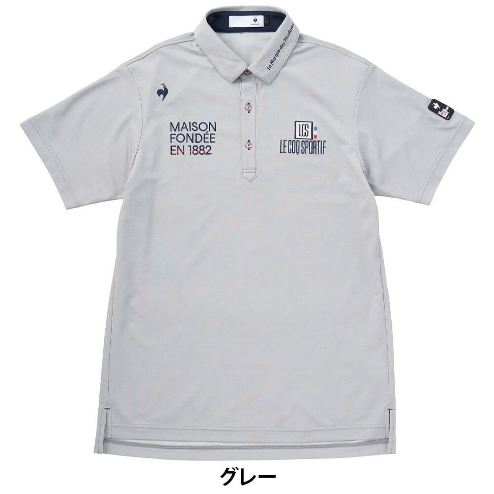 ルコック Le coq sportif　メンズ 半袖 ポロシャツ LG5SHS13M　2025年モデル 詳細1