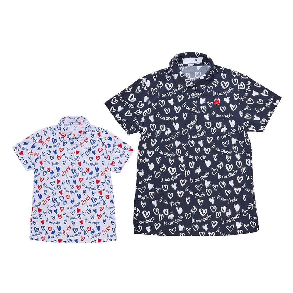 ルコック Le coq sportif　レディース ニワトリ ハート 半袖 ポロシャツ LG5SHS14L　2025年モデル 詳細1