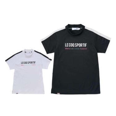 ルコック Le coq sportif　レディース 半袖 モックネックシャツ LG5SHS53L　2025年モデル 詳細1