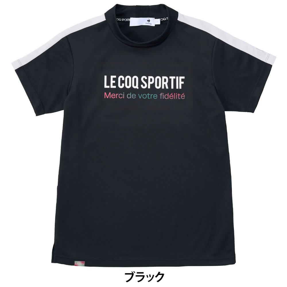 ルコック Le coq sportif　レディース 半袖 モックネックシャツ LG5SHS53L　2025年モデル 詳細1
