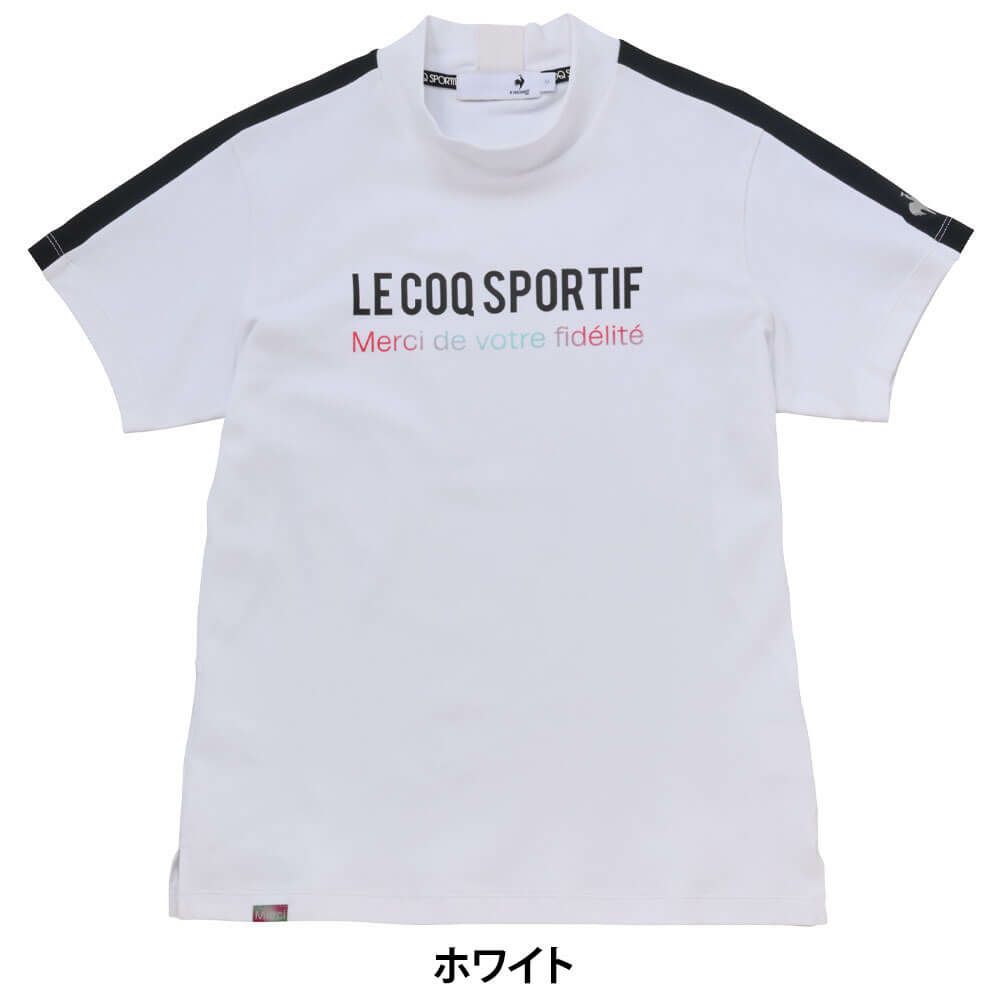 ルコック Le coq sportif　レディース 半袖 モックネックシャツ LG5SHS53L　2025年モデル 詳細1