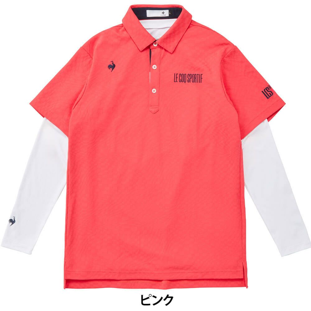 ルコック Le coq sportif　メンズ 半袖 ポロシャツ & 長袖 インナーシャツ LG5STZ01M　2025年モデル 詳細1