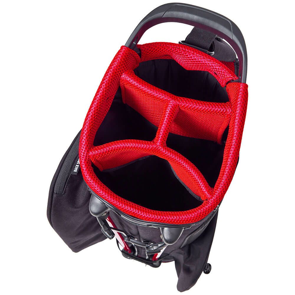 バックスピンゴルフ BACK SPIN! GOLF　軽量 スタンド キャディバッグ BSBD01C004 BK/RD ブラック/レッド 詳細1