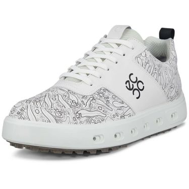 ecco エコー　STREET 720 ストリート セブントゥエンティ メンズ スパイクレス シューズ　111724 01007 GRAPHIC WHITE GRAPHIC-WHITE（01007）