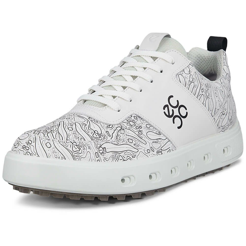 ecco エコー　STREET 720 ストリート セブントゥエンティ メンズ スパイクレス シューズ　111724 01007 GRAPHIC WHITE GRAPHIC-WHITE（01007）