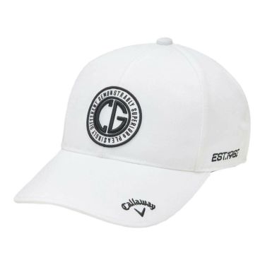 キャロウェイ Callaway　メンズ バックスピンドル キャップ C25191101 1030 ホワイト　2025年モデル ホワイト