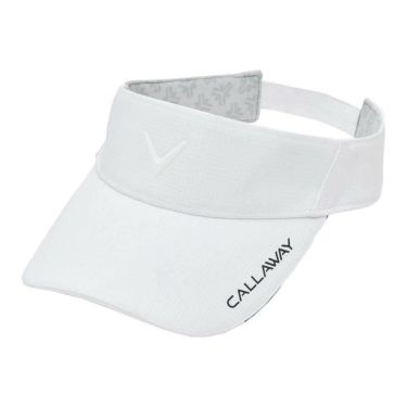 キャロウェイ Callaway　メンズ バイザー C25191108 1030 ホワイト　2025年モデル ホワイト