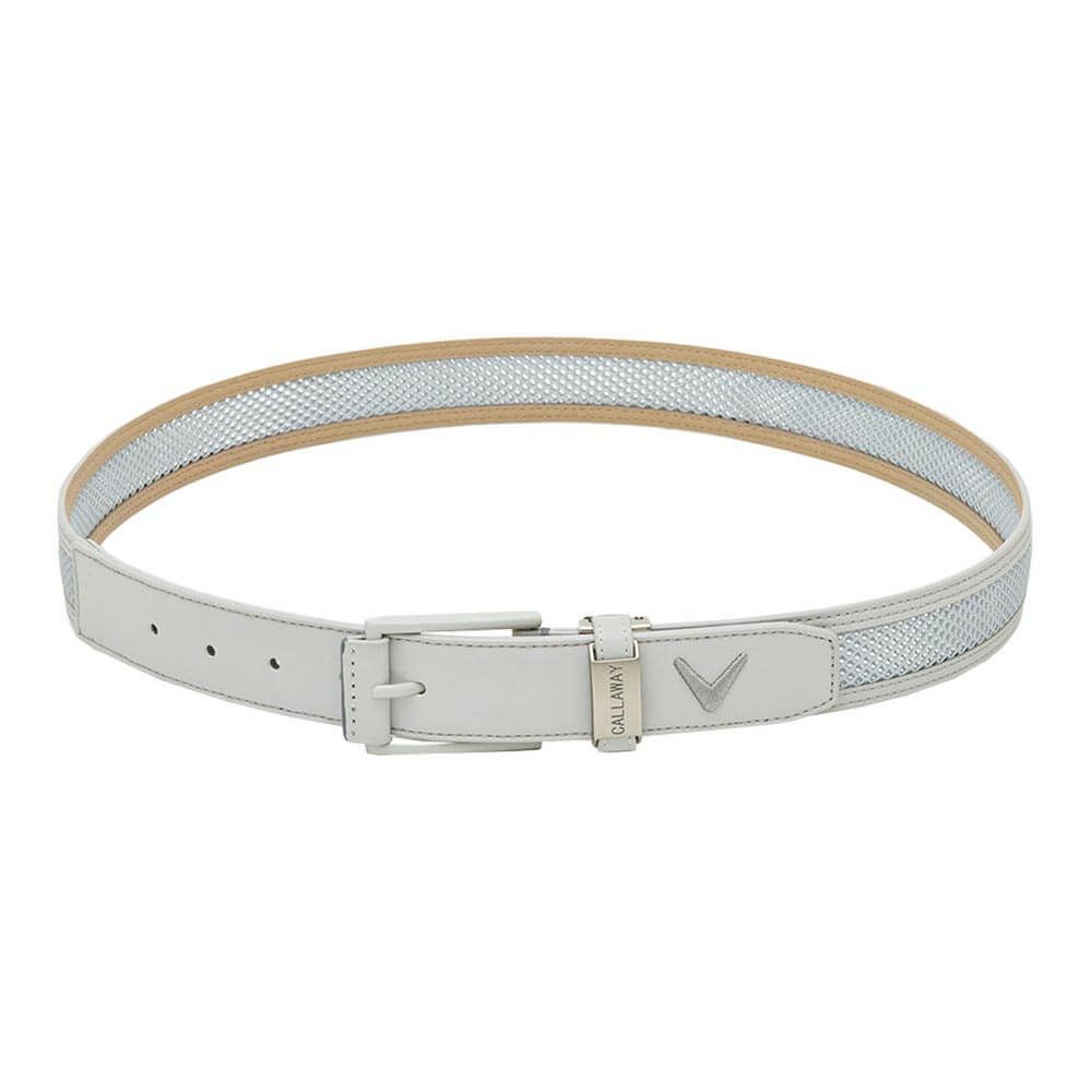 キャロウェイ Callaway　メンズ かざあなメッシュ ベルト C25192105 1020 グレー　2025年モデル グレー