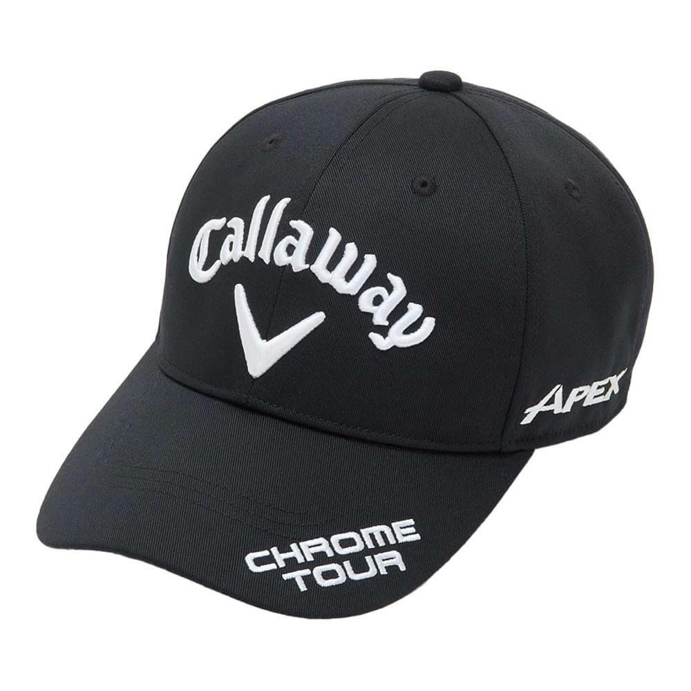 キャロウェイ Callaway　メンズ ツアー ツイル キャップ C25990100 1010 ブラック　2025年モデル ブラック