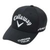 キャロウェイ Callaway　メンズ ツアー ツイル キャップ C25990100 1010 ブラック　2025年モデル ブラック