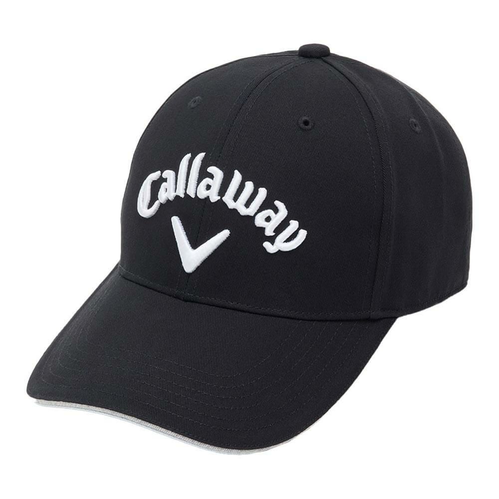 キャロウェイ Callaway　メンズ ベーシック ツイル キャップ C25990101 1010 ブラック　2025年モデル ブラック