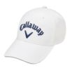 キャロウェイ Callaway　メンズ ベーシック ツイル キャップ C25990101 1030 ホワイト　2025年モデル ホワイト