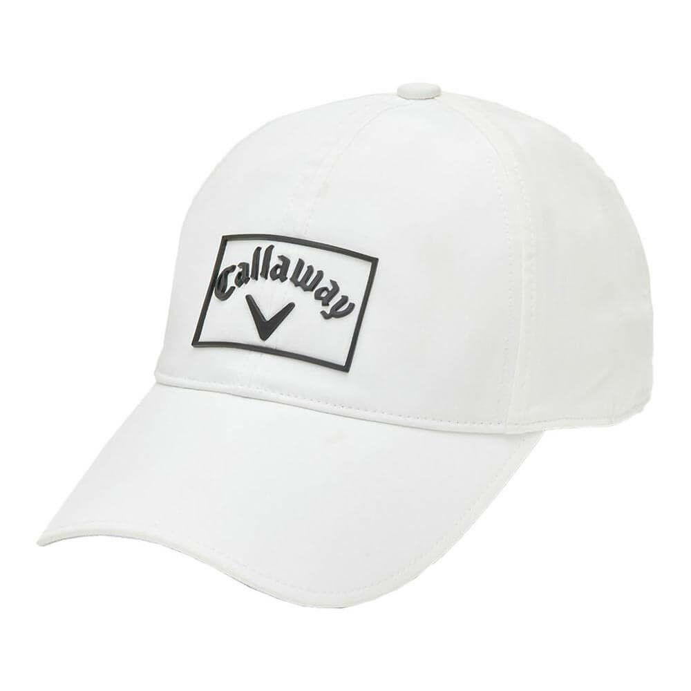 キャロウェイ Callaway　メンズ ベーシック 撥水 キャップ C25990107 1030 ホワイト　2025年モデル ホワイト