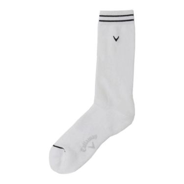 キャロウェイ Callaway　メンズ クルー ソックス （パッケージ入り） C25993101 1030 ホワイト ゴルフウェア ホワイト