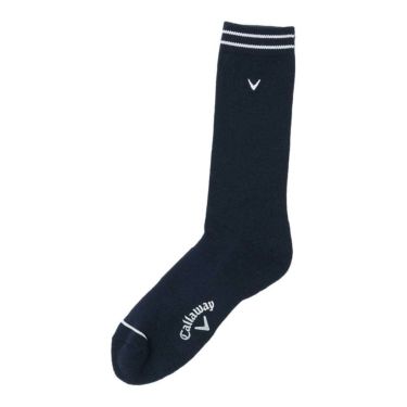 キャロウェイ Callaway　メンズ クルー ソックス （パッケージ入り） C25993101 1120 ネイビー ゴルフウェア ネイビー