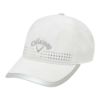キャロウェイ Callaway　レディース ロゴ刺繍 キャップ C25191200 1030 ホワイト　2025年モデル ホワイト