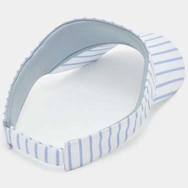 キャロウェイ Callaway　レディース ストライプ柄 バイザー C25191207 1111 ブルー　2025年モデル ブルー