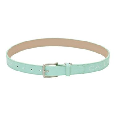 キャロウェイ Callaway　レディース ロゴプリント ベルト C25192200 1130 ライトグリーン　2025年モデル ライトグリーン