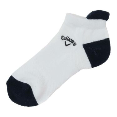 キャロウェイ Callaway　レディース メッシュ アンクルソックス C25193203 1030 ホワイト ゴルフウェア ホワイト