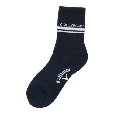 キャロウェイ Callaway　レディース ショートソックス C25193204 1120 ネイビー ゴルフウェア ネイビー