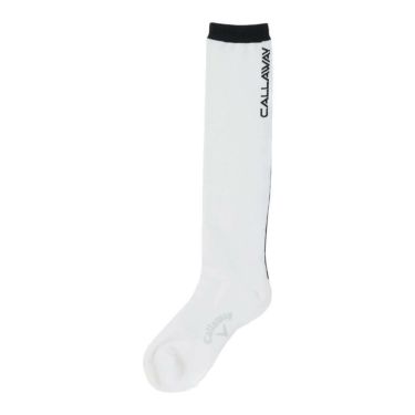 キャロウェイ Callaway　レディース ハイソックス C25193209 1030 ホワイト ゴルフウェア ホワイト