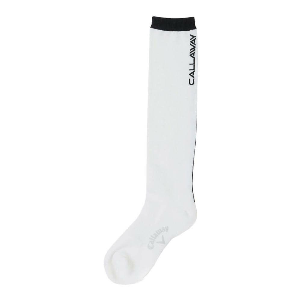 キャロウェイ Callaway　レディース ハイソックス C25193209 1030 ホワイト ゴルフウェア ホワイト
