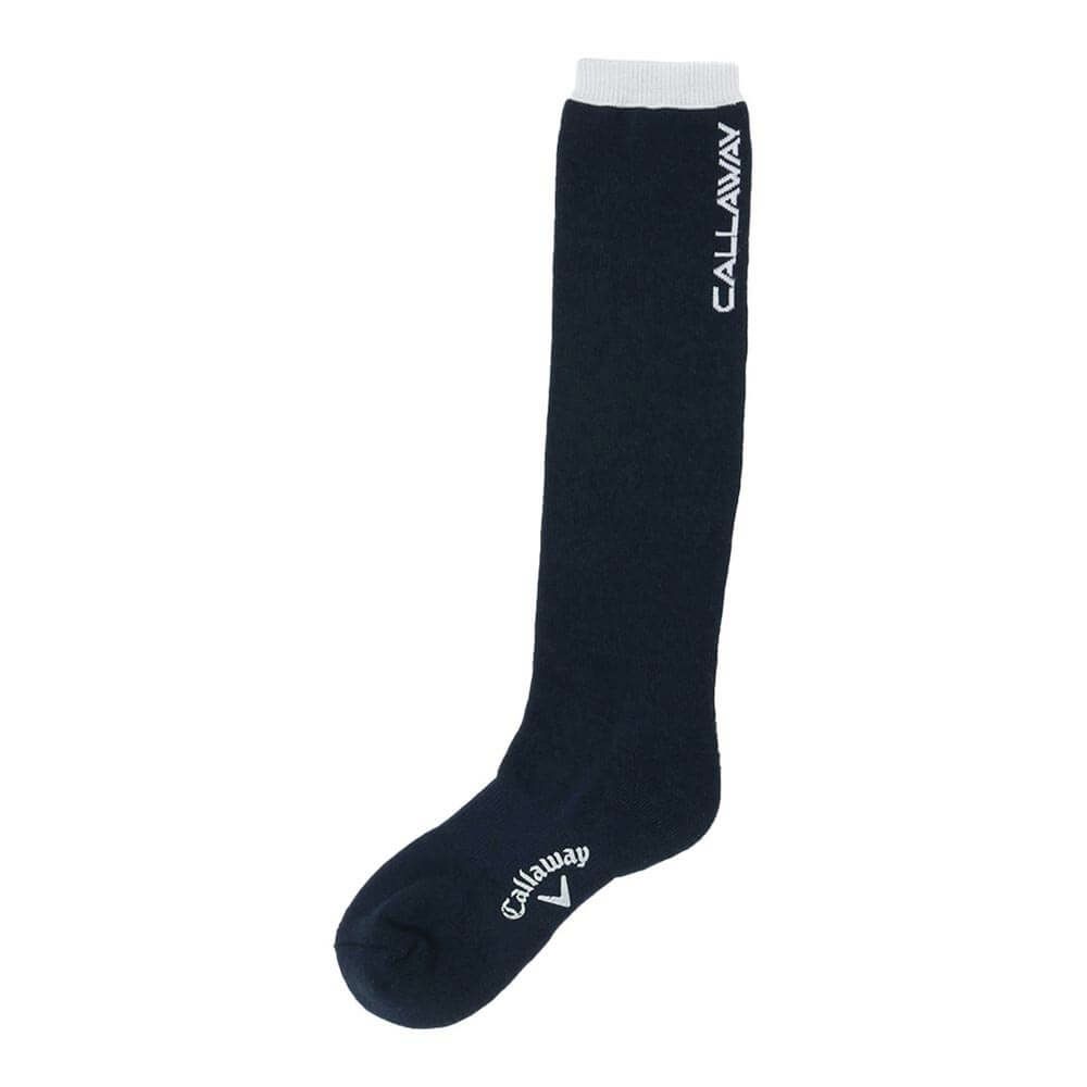 キャロウェイ Callaway　レディース ハイソックス C25193209 1120 ネイビー ゴルフウェア ネイビー