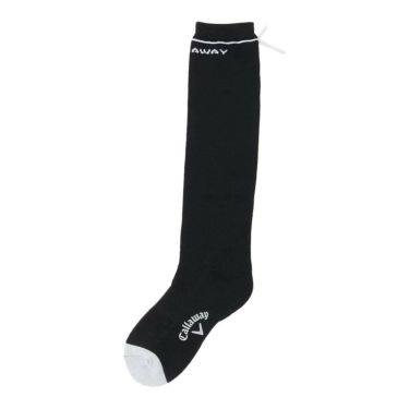 キャロウェイ Callaway　レディース リボン付き ニーハイソックス C25193210 1010 ブラック ゴルフウェア ブラック