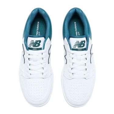 ニューバランスゴルフ　480 v1 SL スパイクレス ゴルフシューズ UGC480 PA WHITE/GREEN　2025年モデル WHITE/GREEN（PA）
