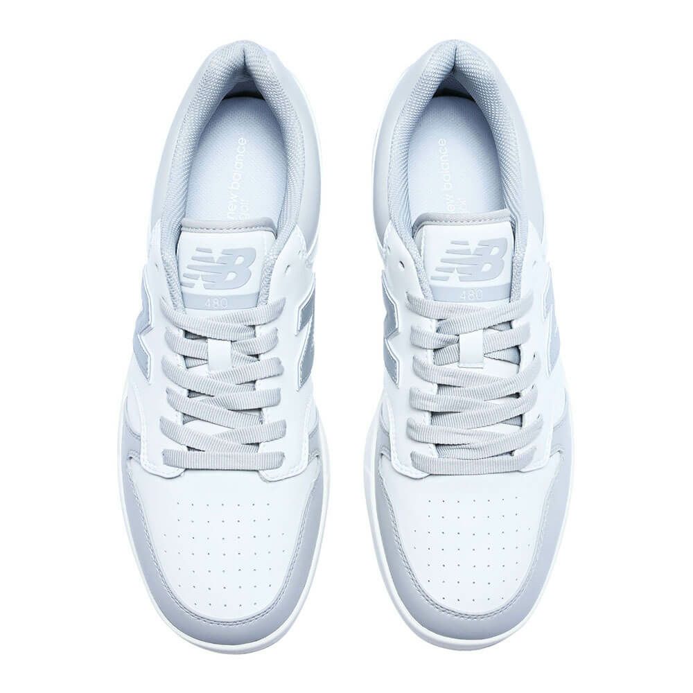 ニューバランスゴルフ　480 v1 SL スパイクレス ゴルフシューズ UGC480 PB WHITE/GRAY　2025年モデル WHITE/GRAY（PB）