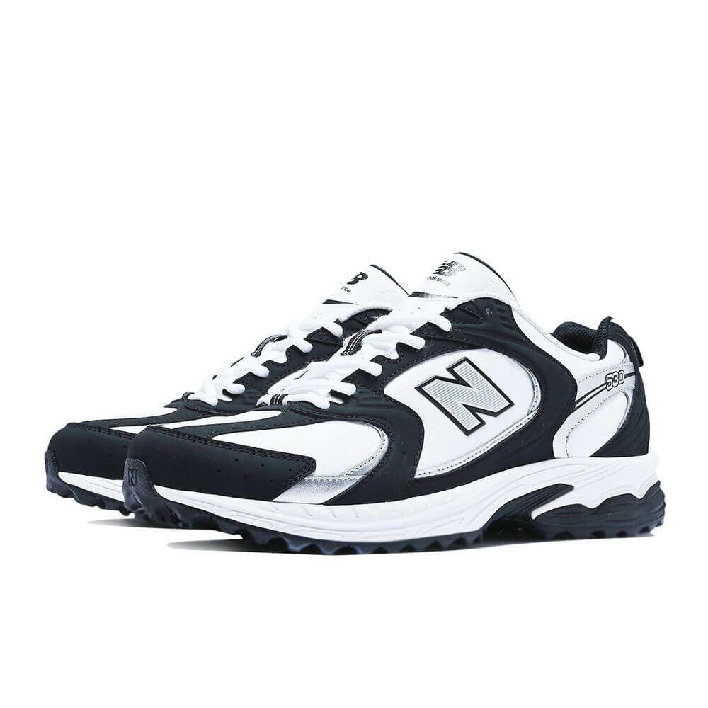 ニューバランスゴルフ　530 v1 SL スパイクレス ゴルフシューズ UGS530 D WHITE/BLACK　2025年モデル WHITE/BLACK（D）