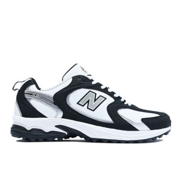 ニューバランスゴルフ　530 v1 SL スパイクレス ゴルフシューズ UGS530 D WHITE/BLACK　2025年モデル WHITE/BLACK（D）