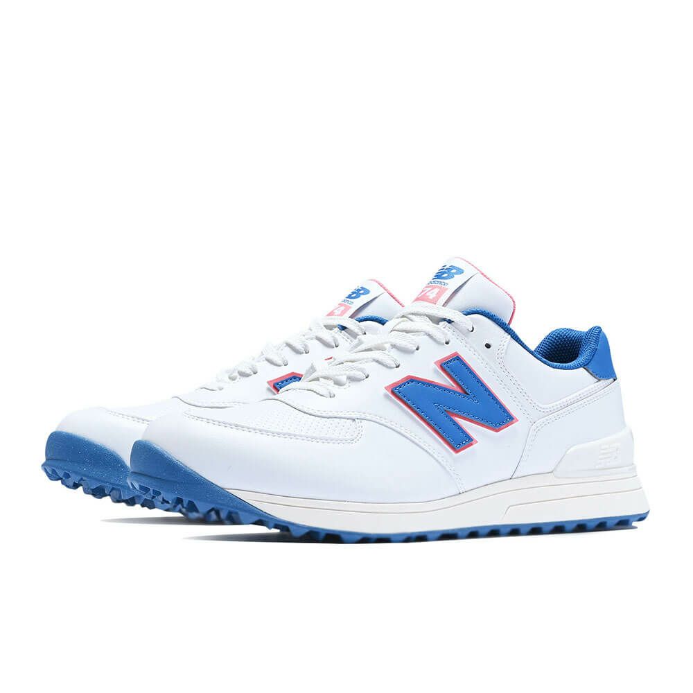 ニューバランスゴルフ　574 v3 SL スパイクレス ゴルフシューズ UGS574 P3 WHITE/BLUE　2025年モデル WHITE/BLUE（P3）