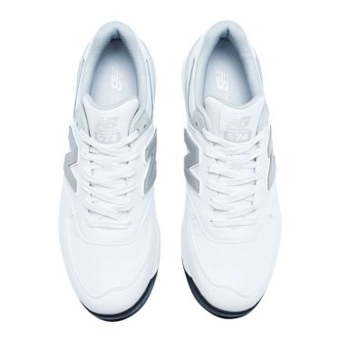 ニューバランスゴルフ　574 v3 SL スパイクレス ゴルフシューズ UGS574 S3 WHITE/GRAY　2025年モデル WHITE/GRAY（S3）