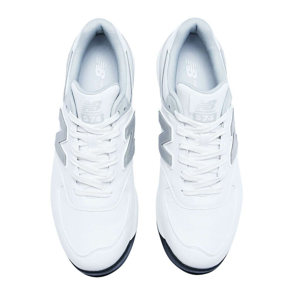ニューバランスゴルフ　574 v3 SL スパイクレス ゴルフシューズ UGS574 S3 WHITE/GRAY　2025年モデル WHITE/GRAY（S3）