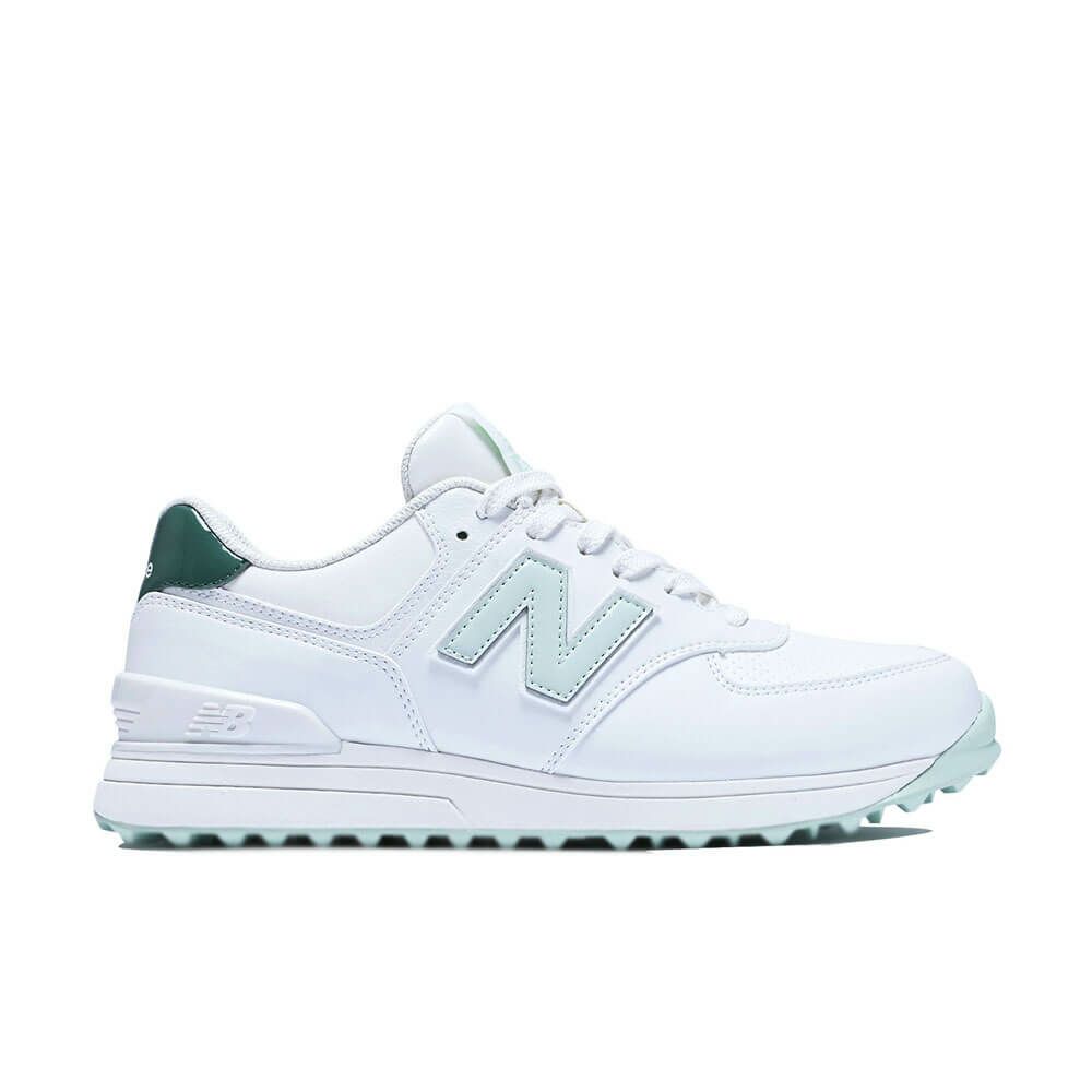 ニューバランスゴルフ　574 v3 SL レディース スパイクレス ゴルフシューズ WGS574 Q3 WHITE/GREEN　2025年モデル WHITE/GREEN（Q3）