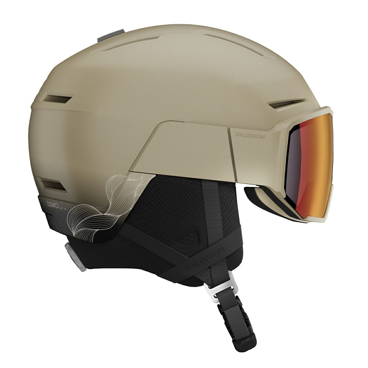 サロモン SALOMON　OSMO PRO SIGMA PHOTO オスモプロシグマ 調光レンズ付き Light Bronze Met./Black　スキーヘルメット 2024-2025