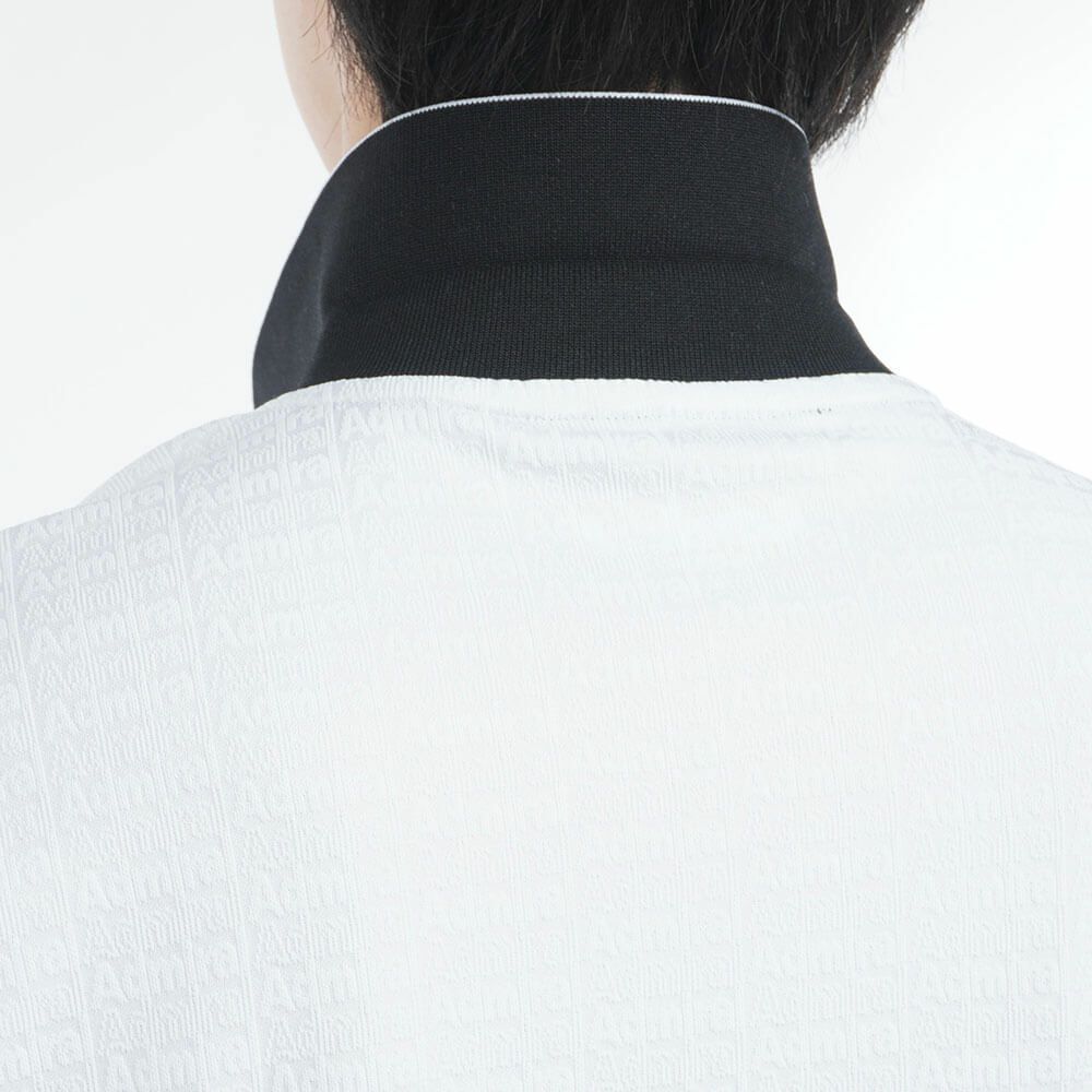 アドミラル Admiral　メンズ ロゴジャガード 半袖 ポロシャツ ADMA502　2025年モデル 詳細6